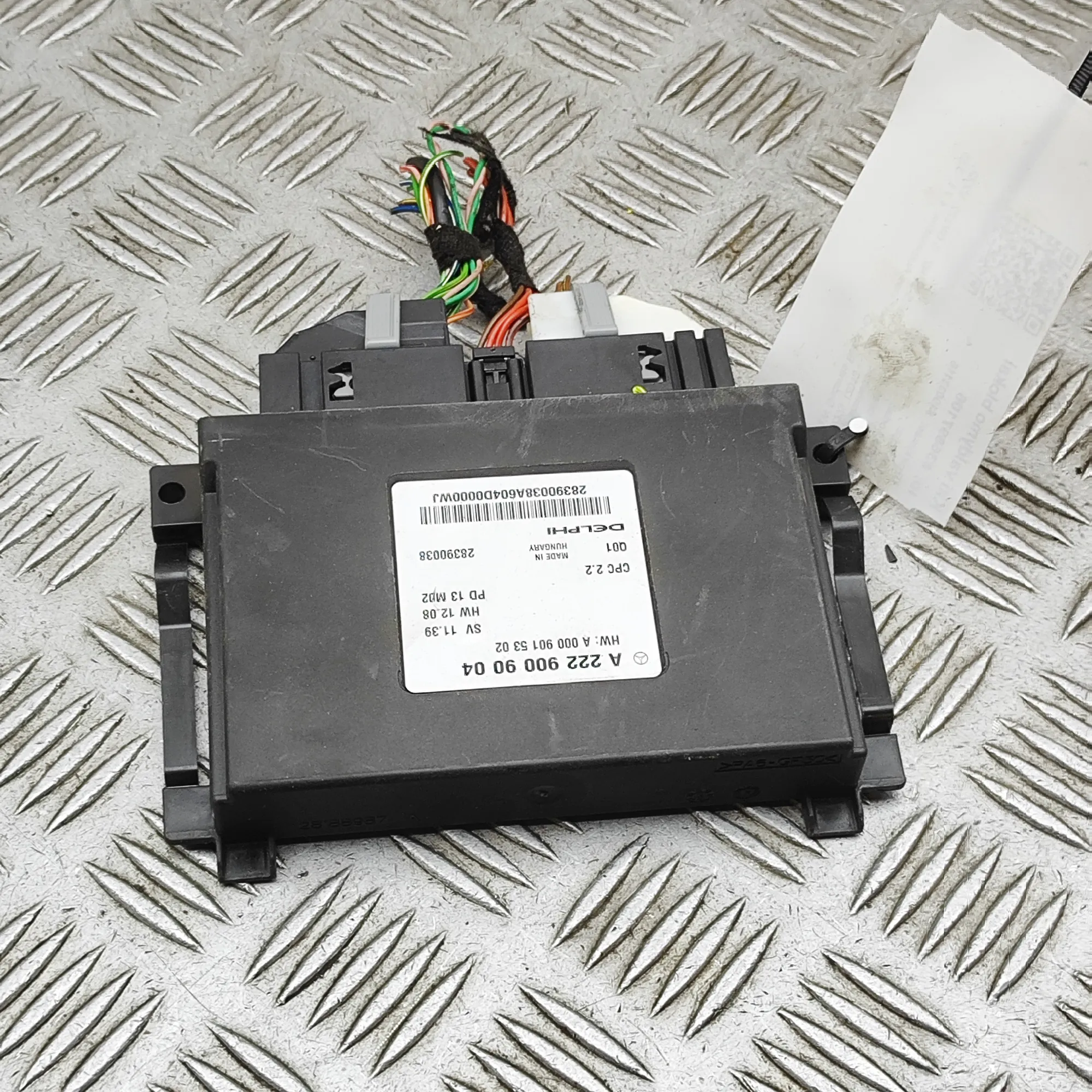 MERCEDES-BENZ S W222, V222, X222 Gearbox Control Unit A2229009004 36897106