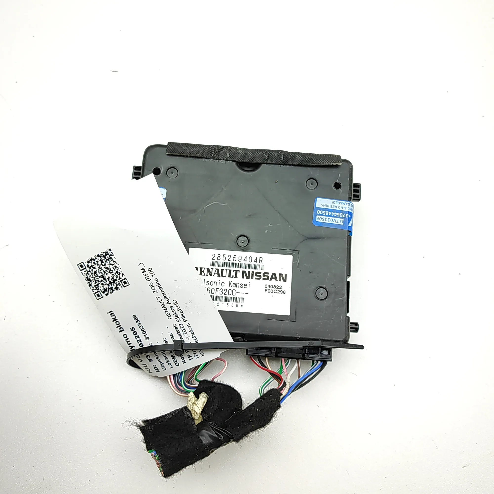 RENAULT ZOE BFM Climate Control Unit 285259404R Electricity 100kw 2022 37302205