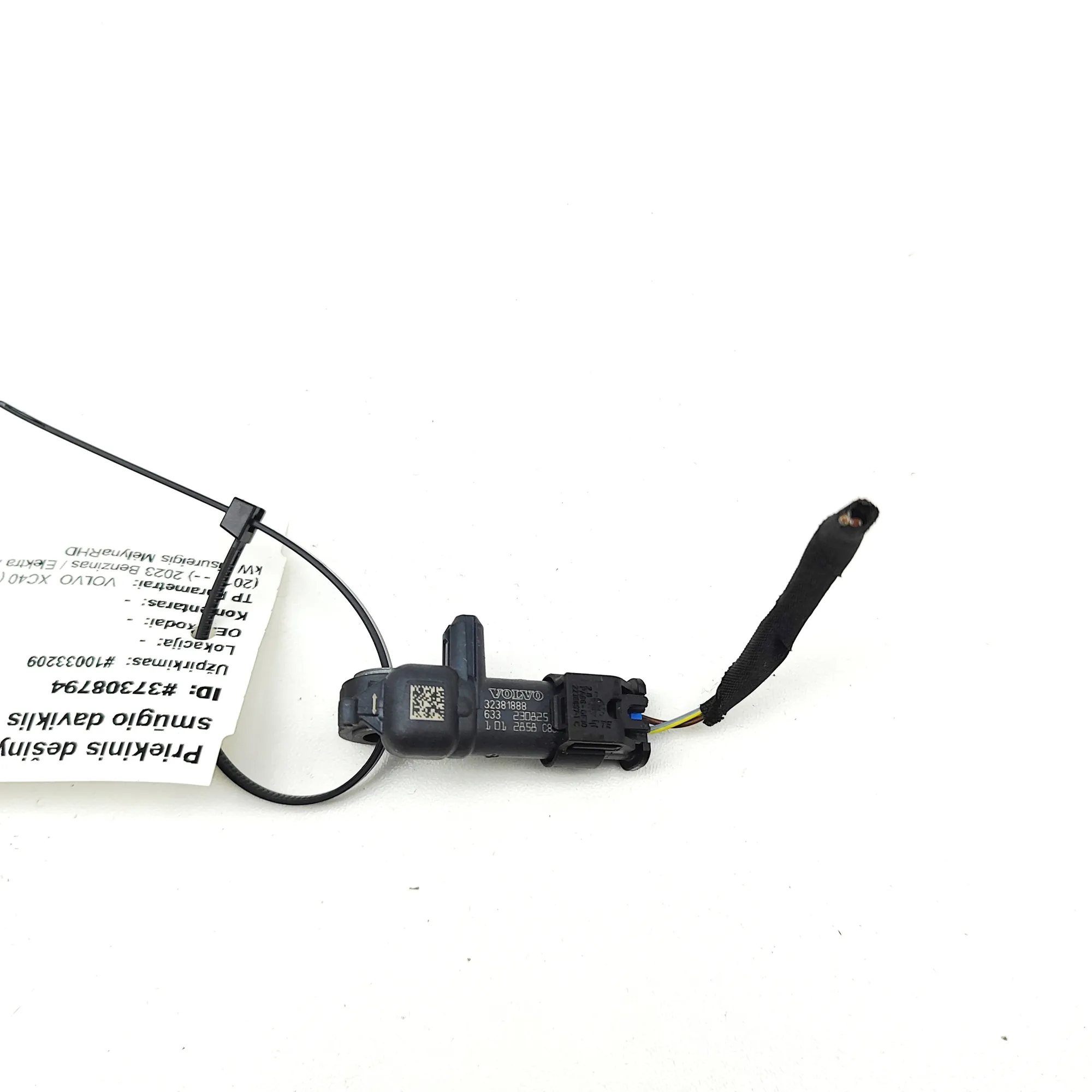 VOLVO XC40 Front Right Impact Sensor 32381888 2.0 Hybrid 120kW 2023 37308794
