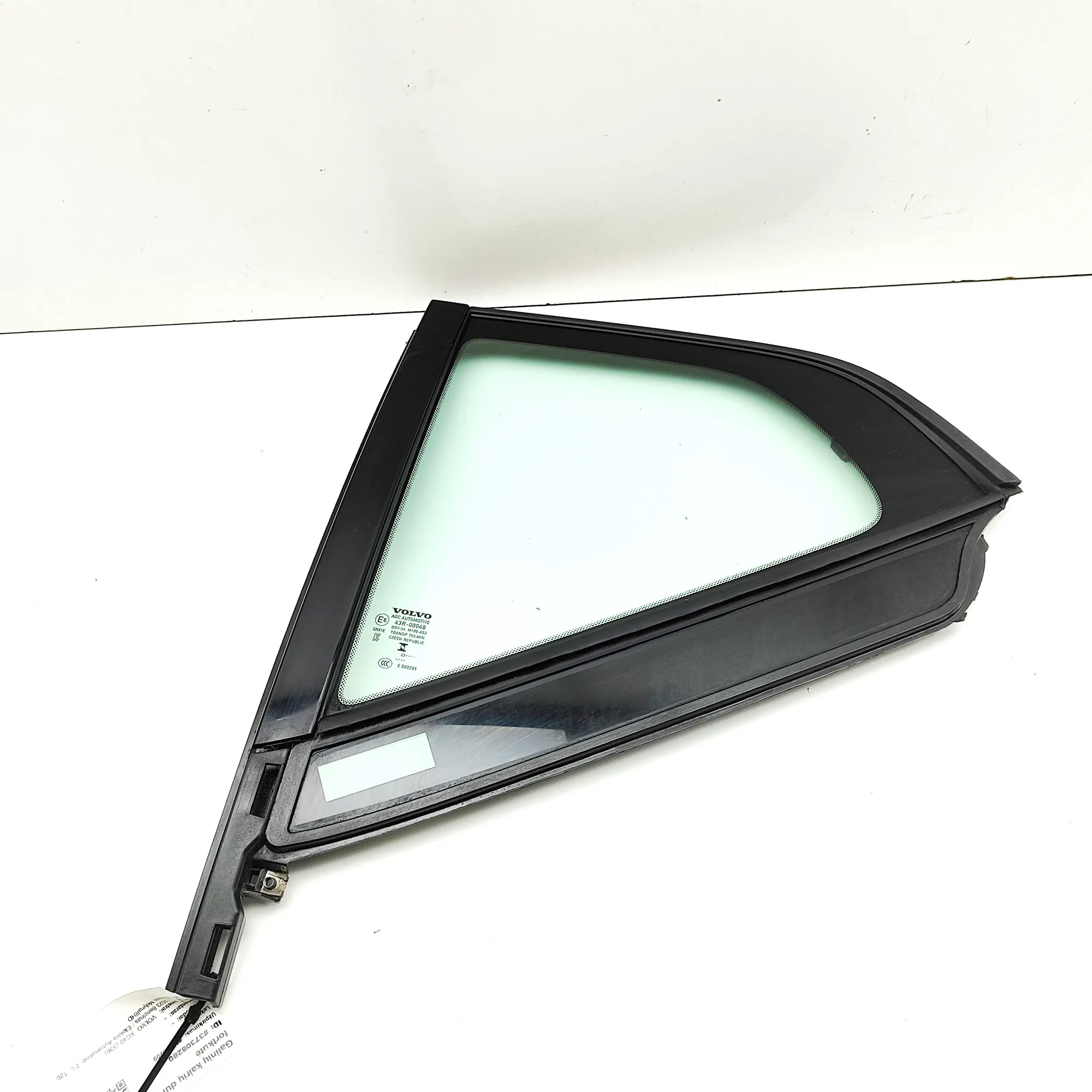 VOLVO XC40 Rear Left Door Quarter Window AS2 32368782 2023 37308280