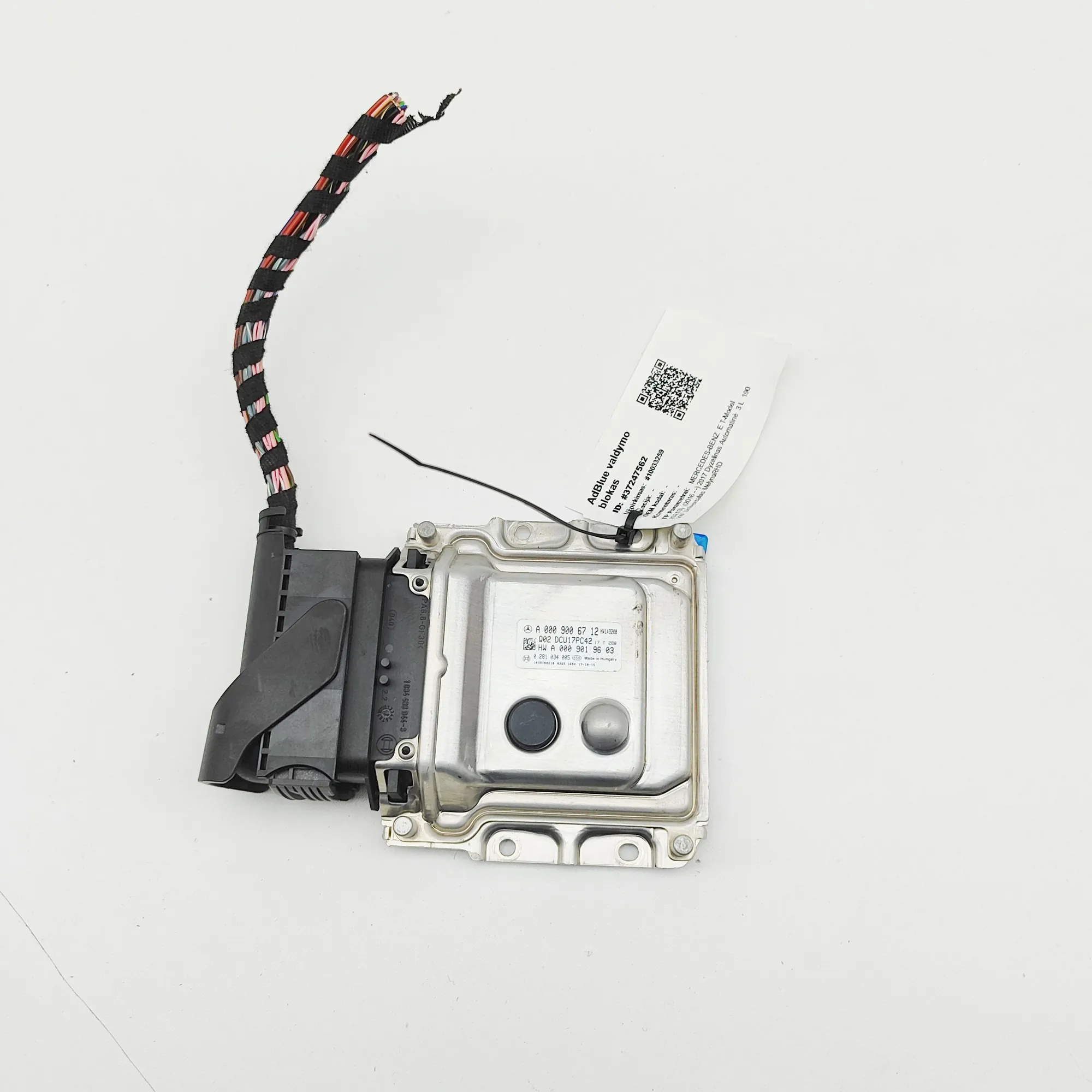 MERCEDES-BENZ E T-Model S213 AdBlue Control Unit A0009006712 3.0 Diesel 37247562
