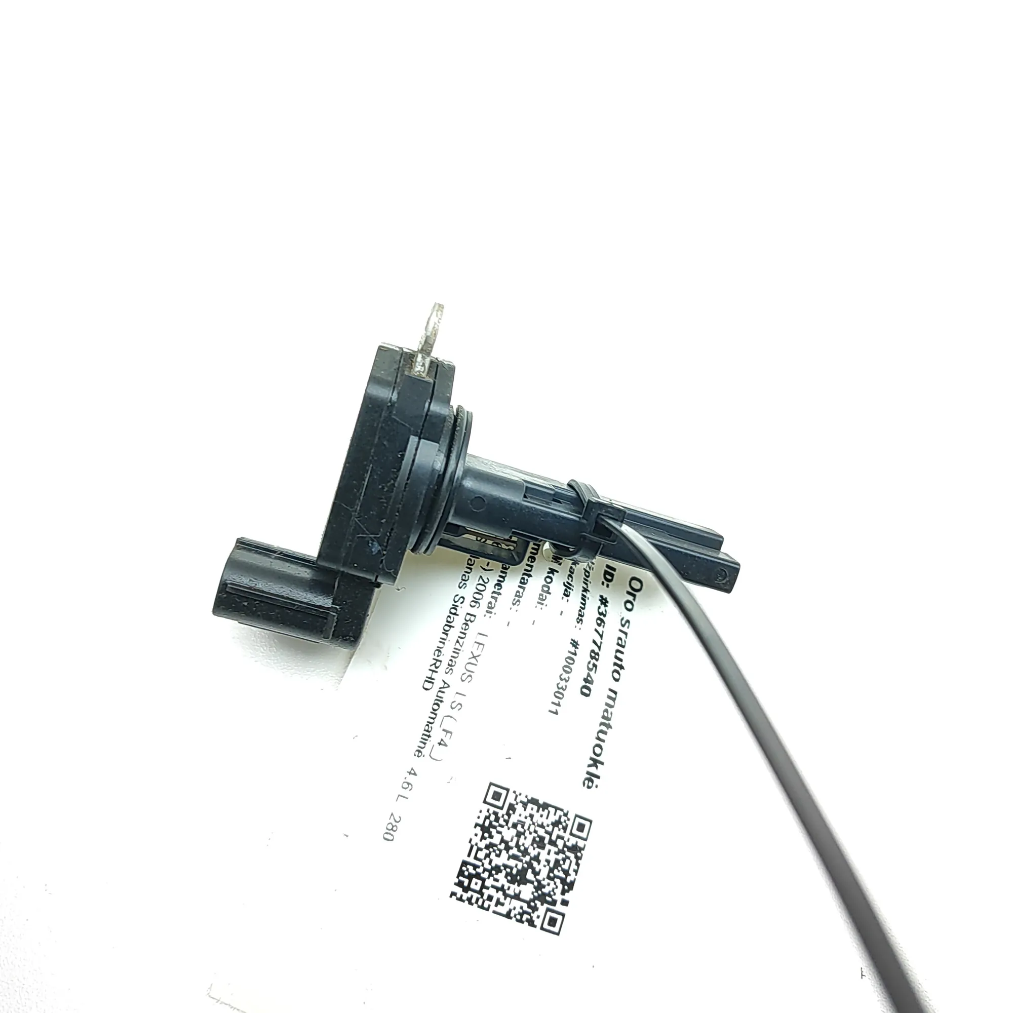 LEXUS LS MK4 XF40 Mass Air Flow Sensor MAF 22204-38010 4.6 Petrol 280kw 2006