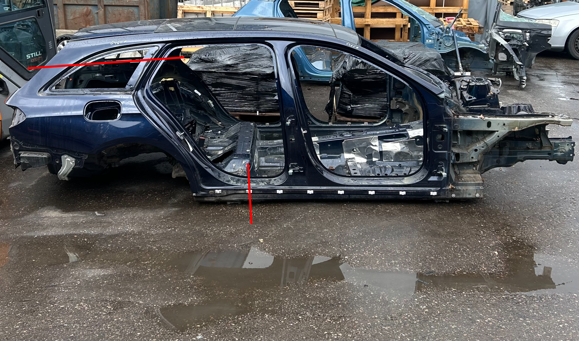 MERCEDES-BENZ E T-Model S213 Rear Right Quarter Panel 3.0 Diesel 190kw 2017