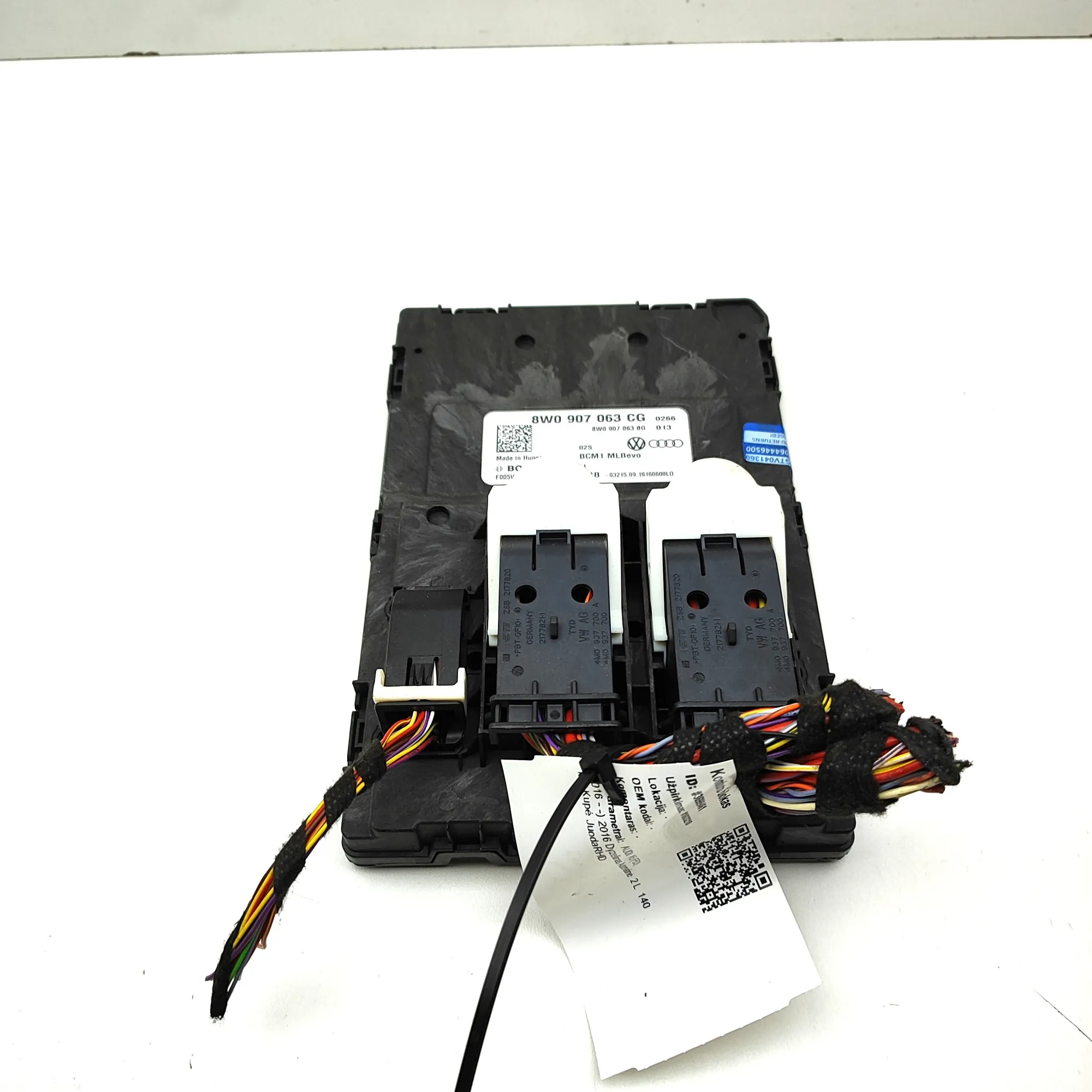 AUDI A5 F5 Comfort Control Unit 8W0907063CG 2.0 Diesel 140kw 2016 36999461