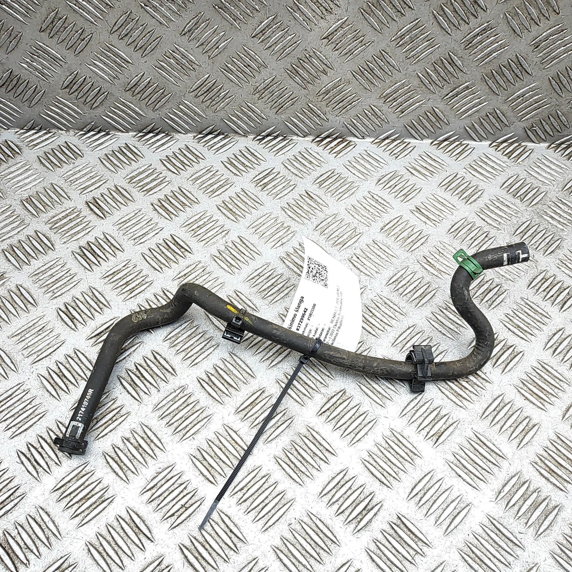 RENAULT ZOE BFM Coolant Hose Pipe 217419746R Electricity 100kw 2022 37299642