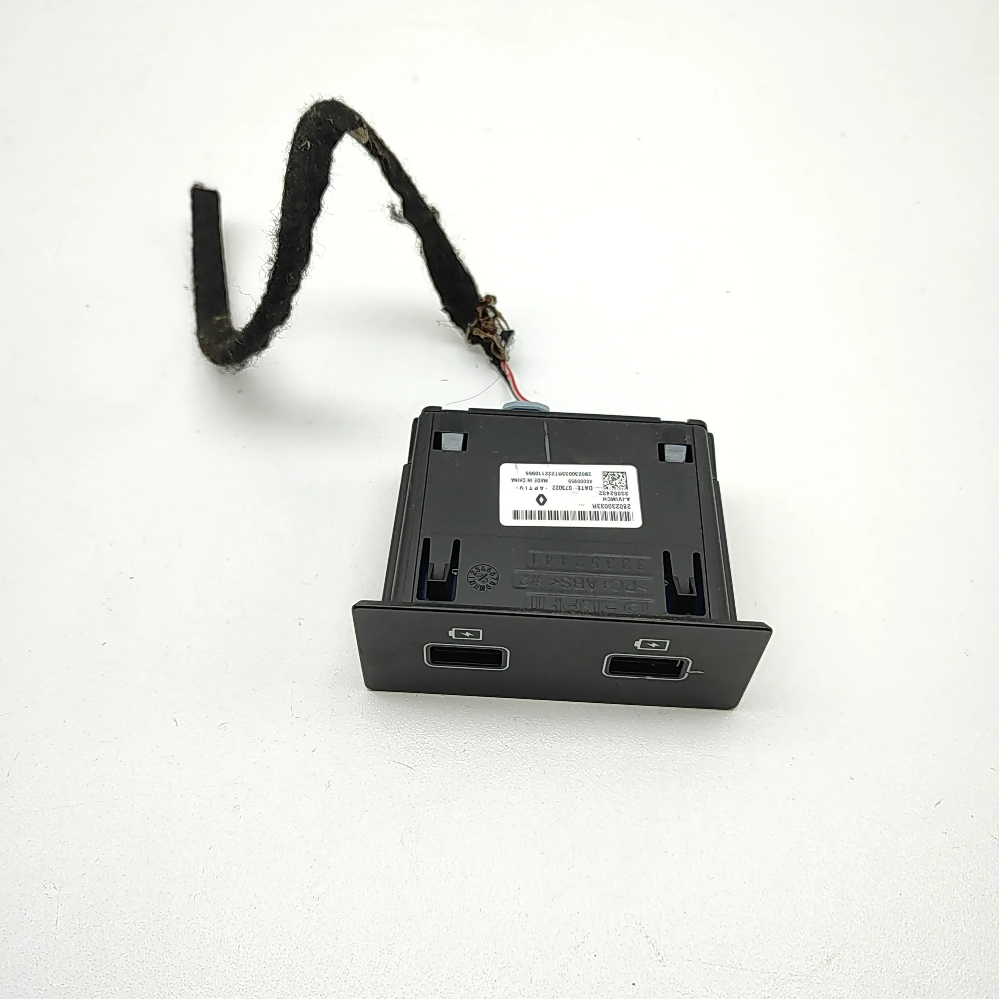 RENAULT ZOE BFM USB Port 280230033R Electricity 100kw 2022 37302370