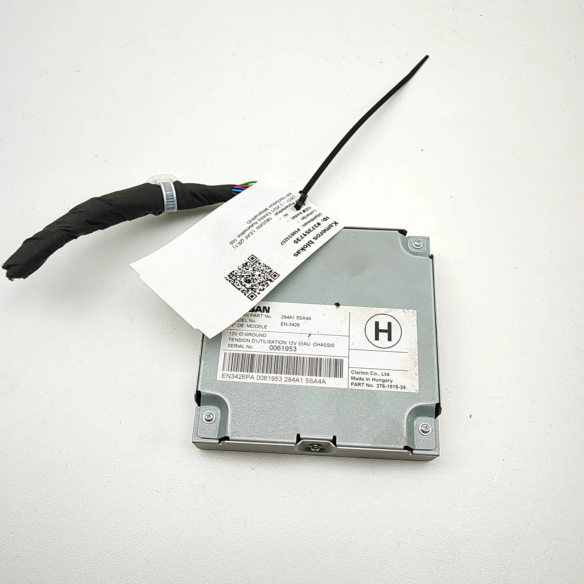 NISSAN LEAF ZE1 MK2 Camera Control Unit 284A1-5SA4A Electricity 160kw 2021