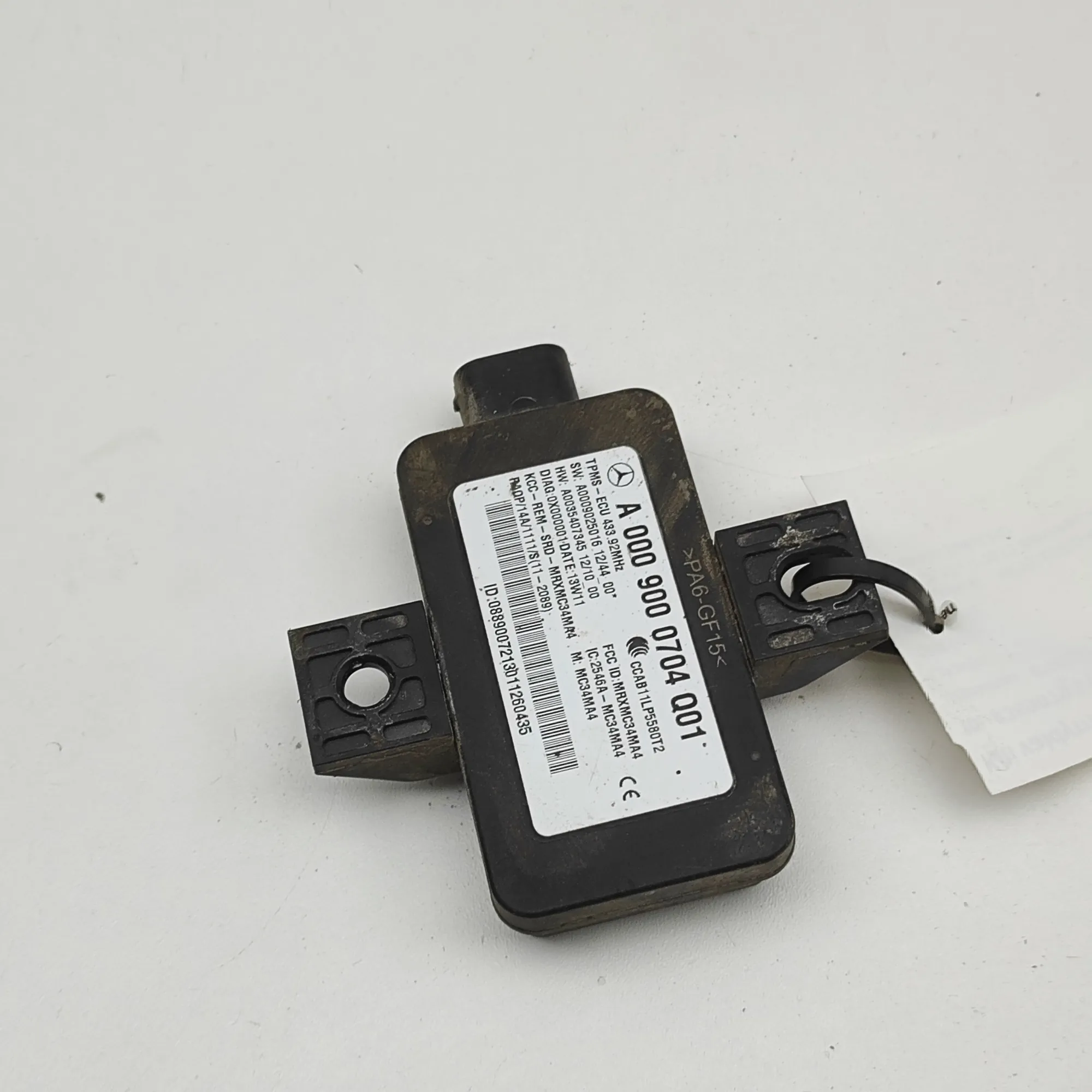 MERCEDES-BENZ S W222 Tyre Pressure Control Module A0009000704 36907931
