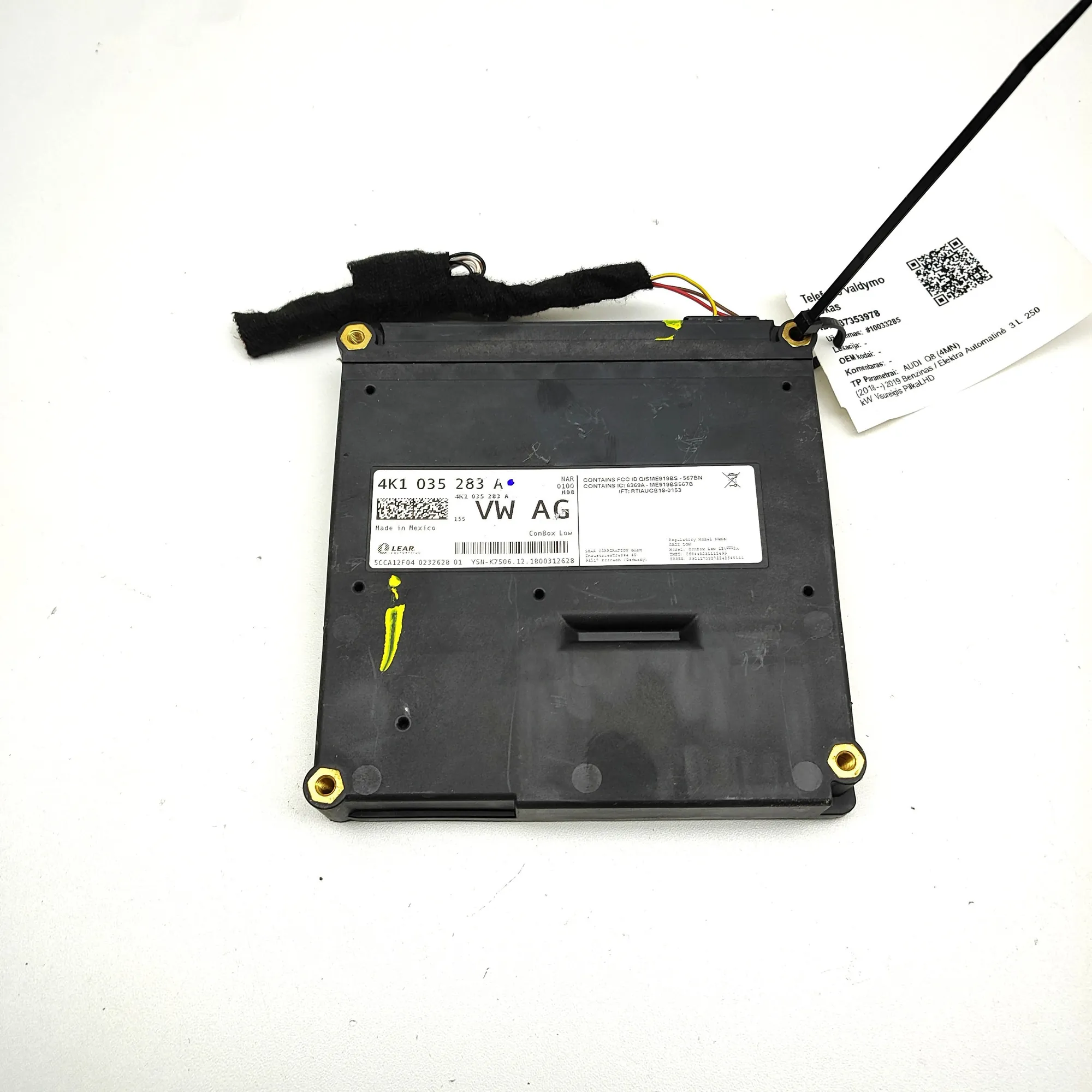 AUDI Q8 4M Phone Control Unit 5CCA12F04 3.0 Petrol / electricity 250kw 37353978