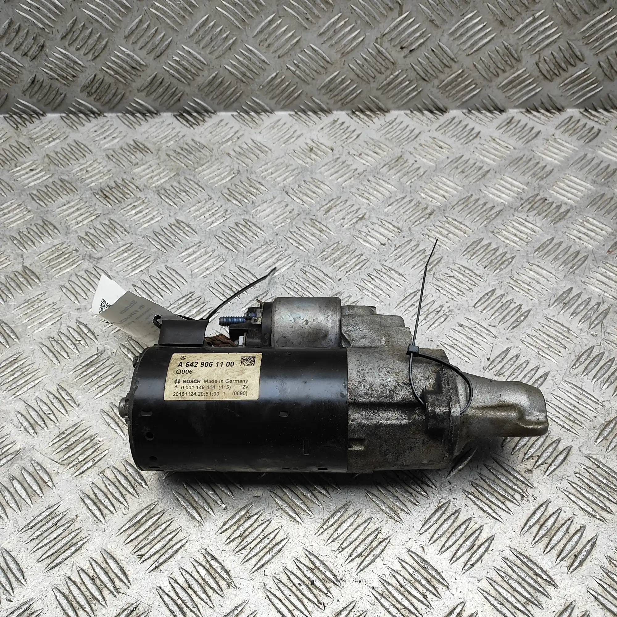 MERCEDES-BENZ S W222 Starter Motor 0001149414 3.0 Diesel 190kW 2017 37644276