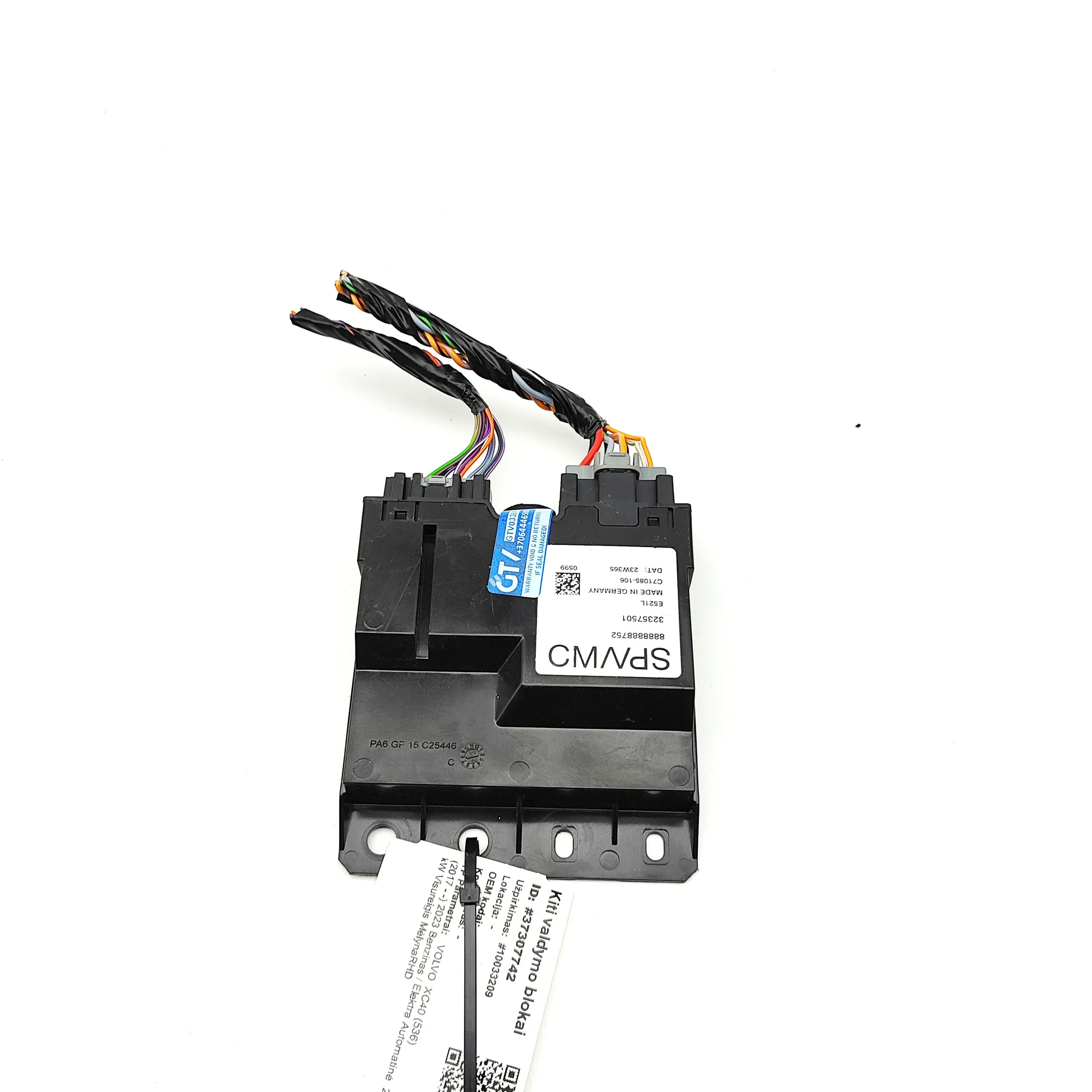 VOLVO XC40 Tailgate Bootlid Control Unit 32357501 2.0 Hybrid 120kW 2023 37307742