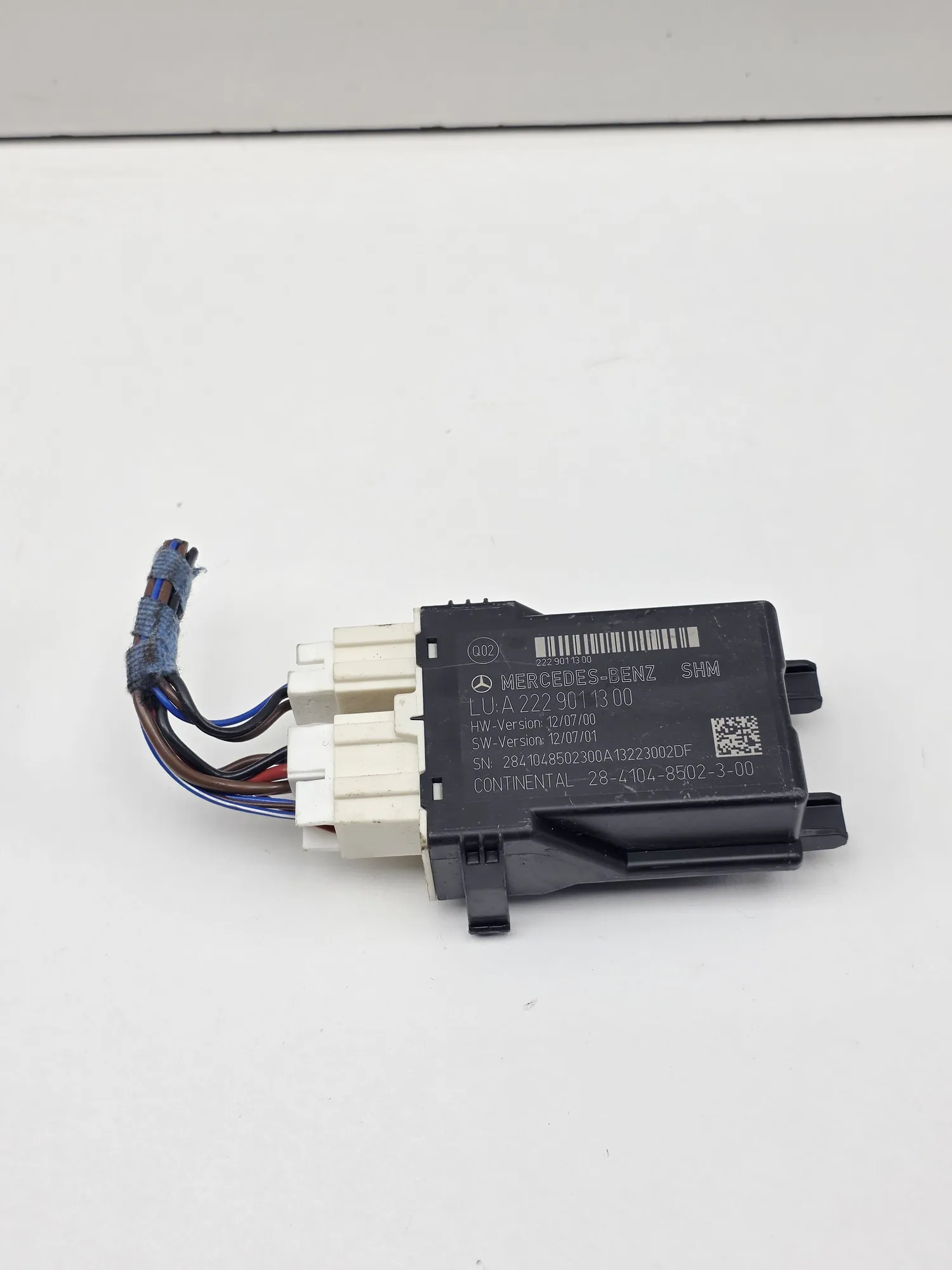 MERCEDES-BENZ S W222 Rear Seat Heating Control Units A2229011300 36899502