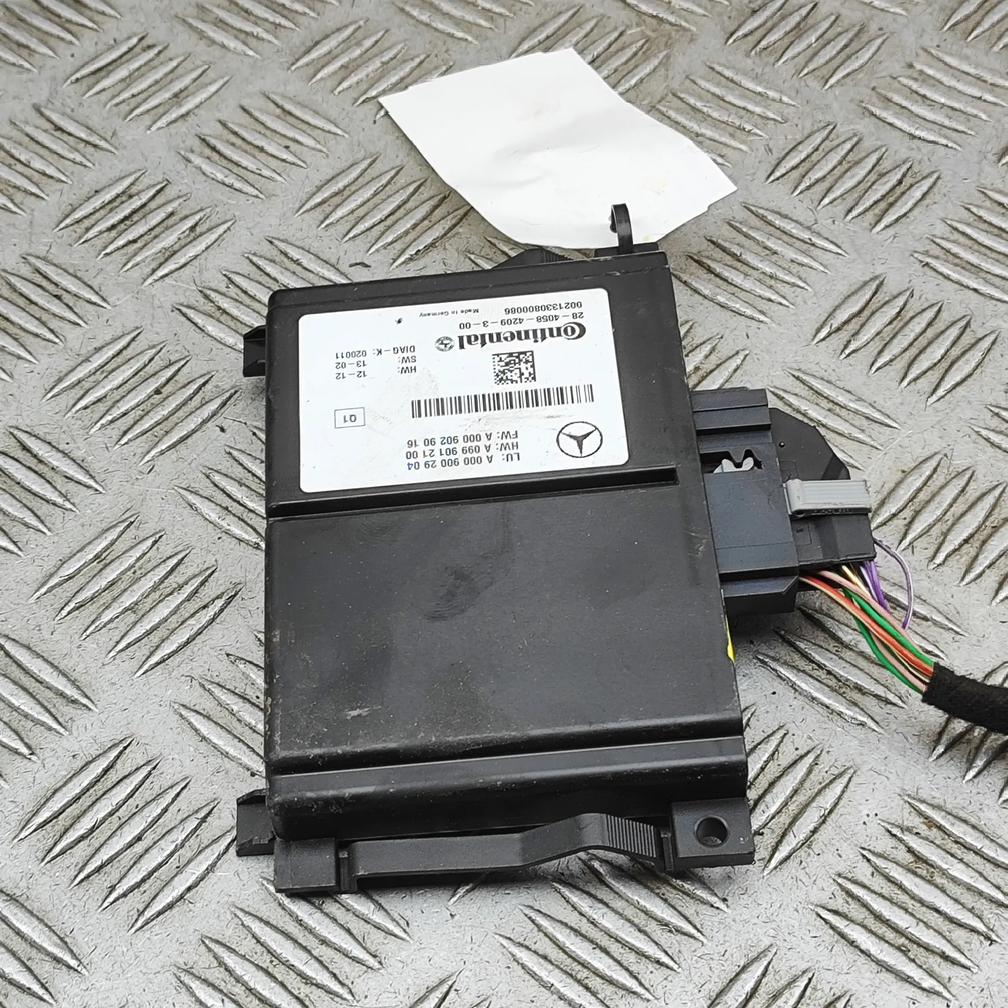 MERCEDES-BENZ S W222 Distance Radar Sensor Control Unit A0009002904 36897105