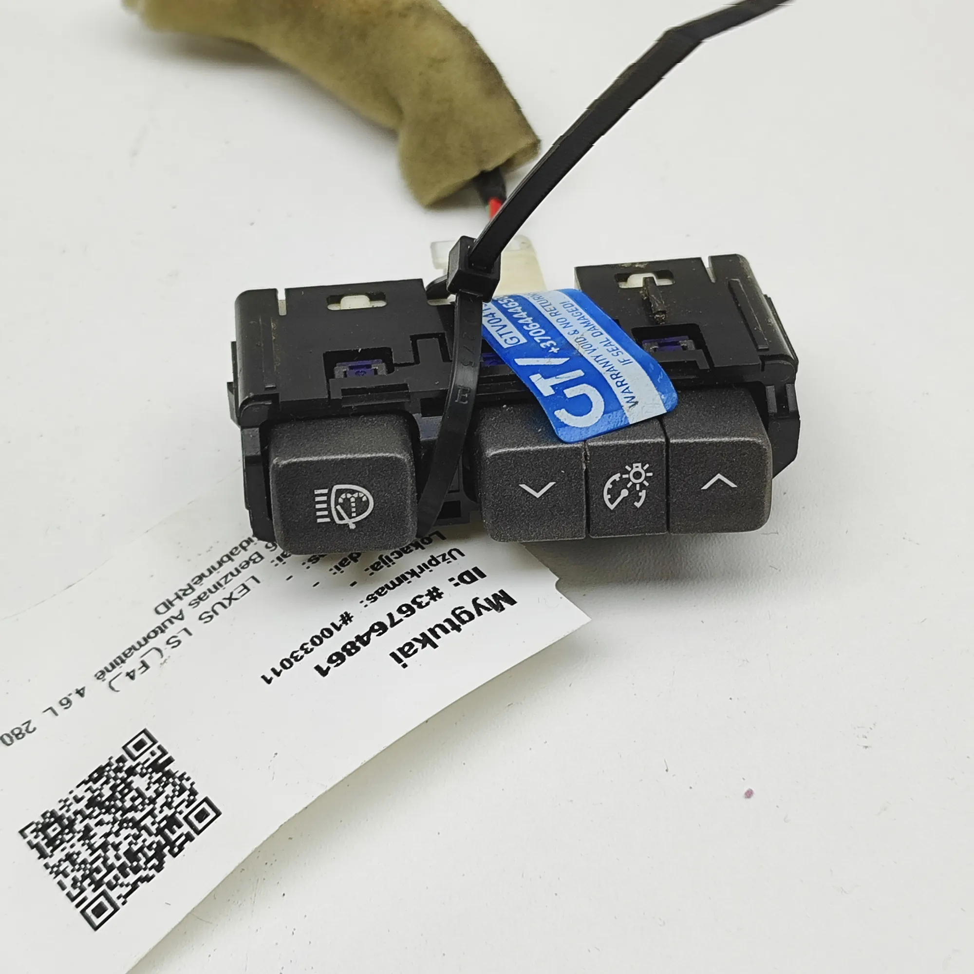 LEXUS LS XF40 Light Cluster Switches 15C083 4.6 Petrol 280kw 2006 36764861