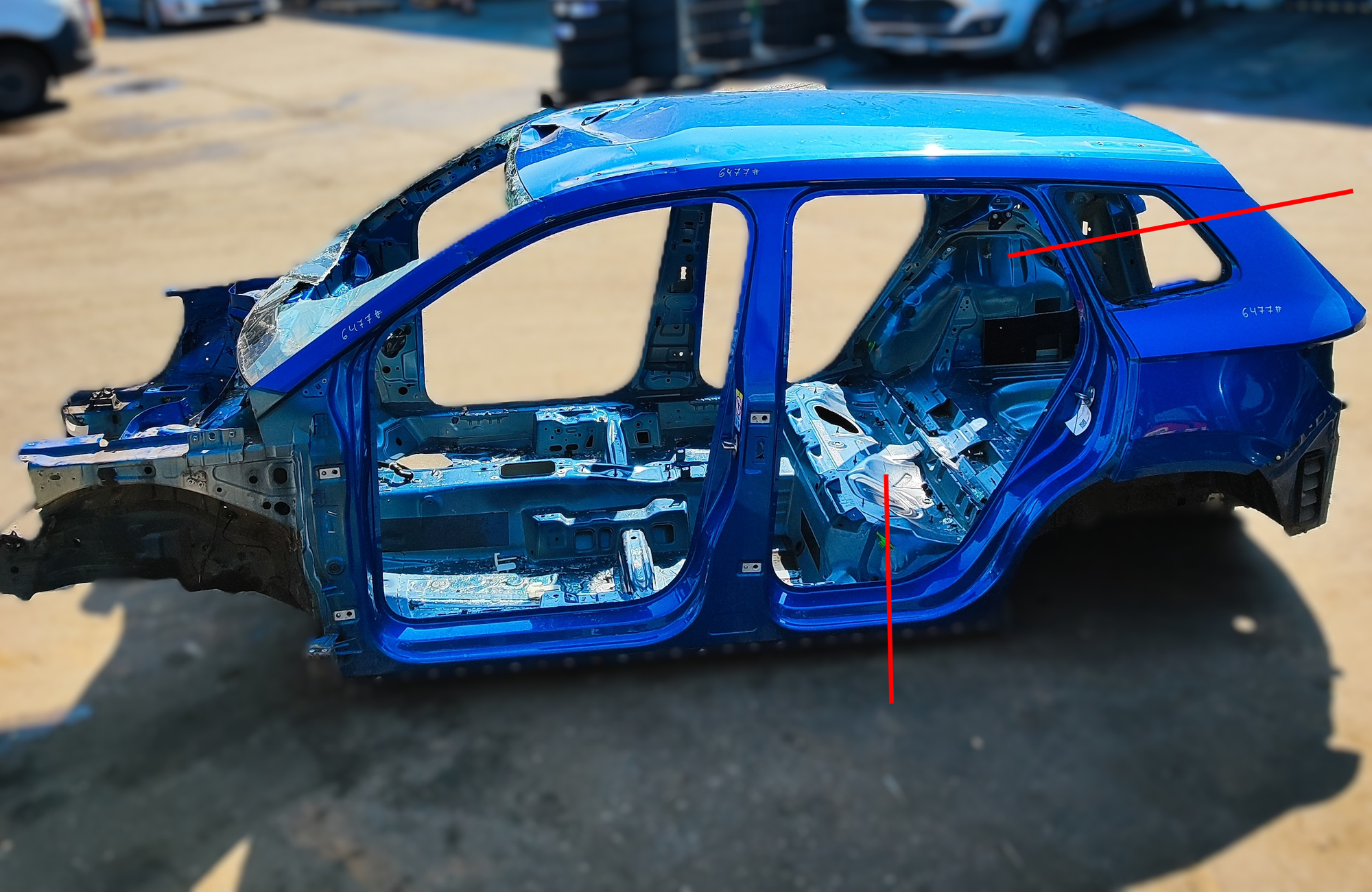 SKODA KAROQ NU7 Rear Left Quarter Panel 1.5 Petrol 110kw 2020 37219452