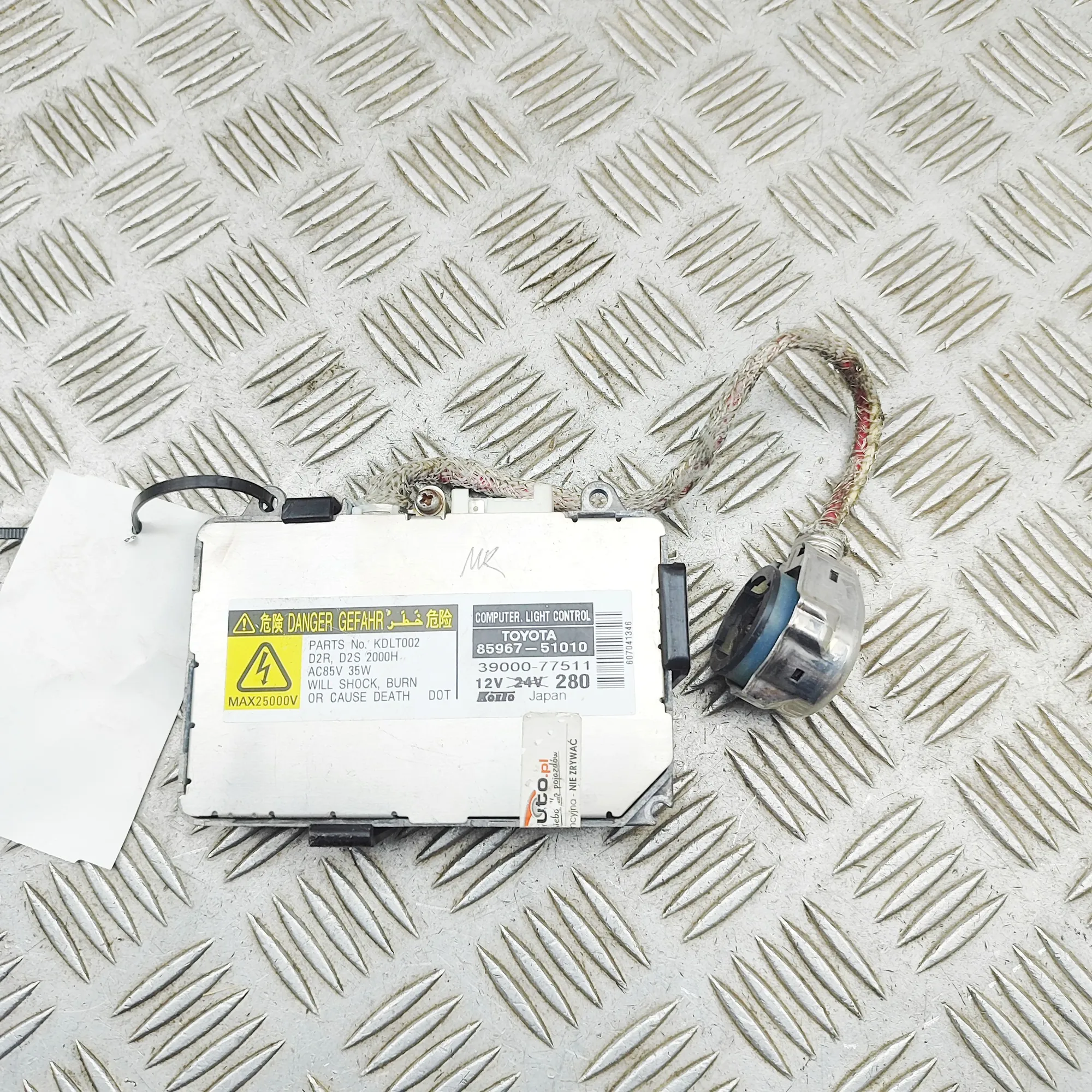 LEXUS RX U3 Xenon Light Control Unit 39000-77511 2004 37006467