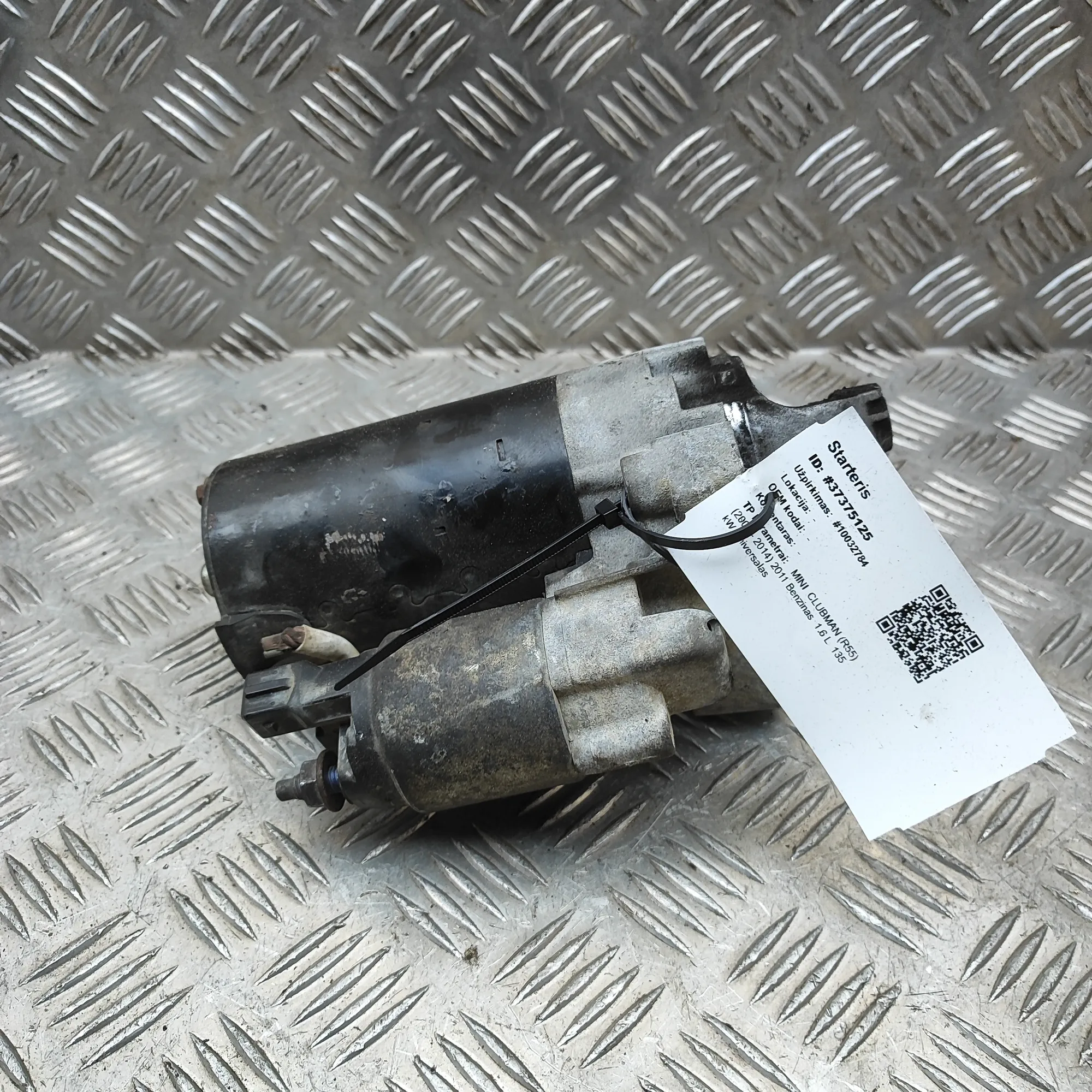 MINI MINI CLUBMAN R55 Starter Motor 7616698 1.6 Petrol 135kw 2011 37375125