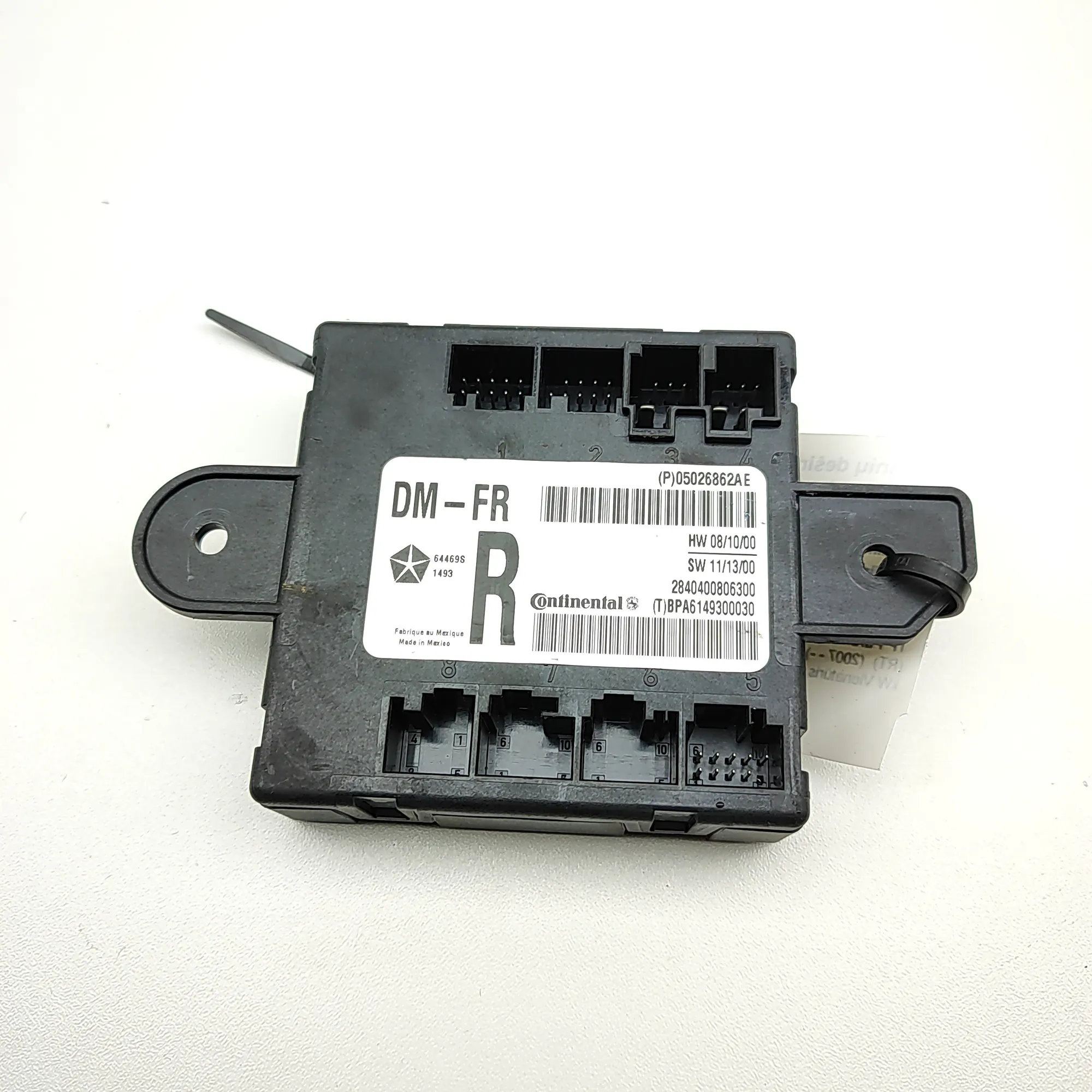 CHRYSLER GRAND VOYAGER MK5 RT Front Right Door Control Unit 05026862AE 2014