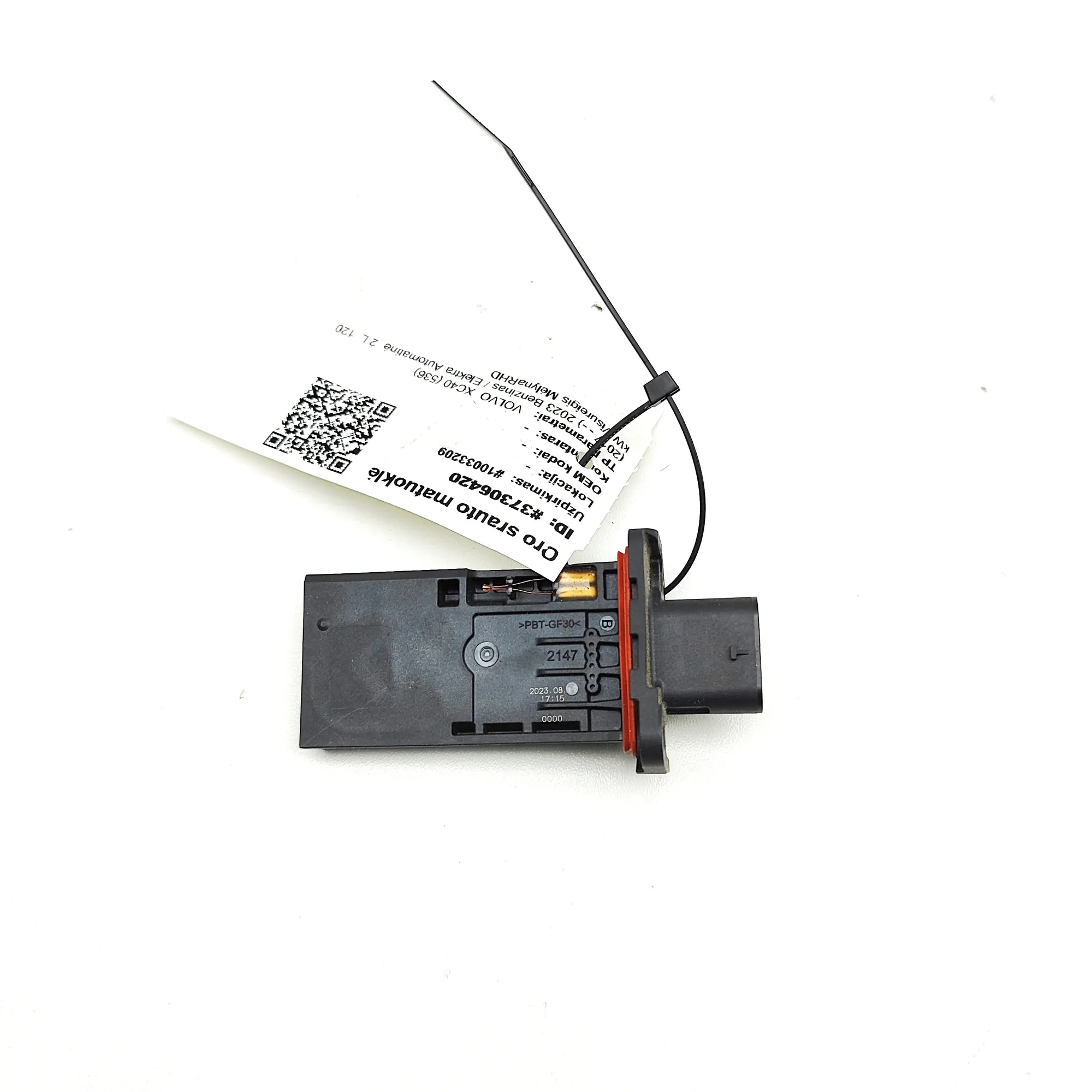 VOLVO XC40 Mass Air Flow Sensor MAF 31459871 2.0 Hybrid 120kW 2023 37306420