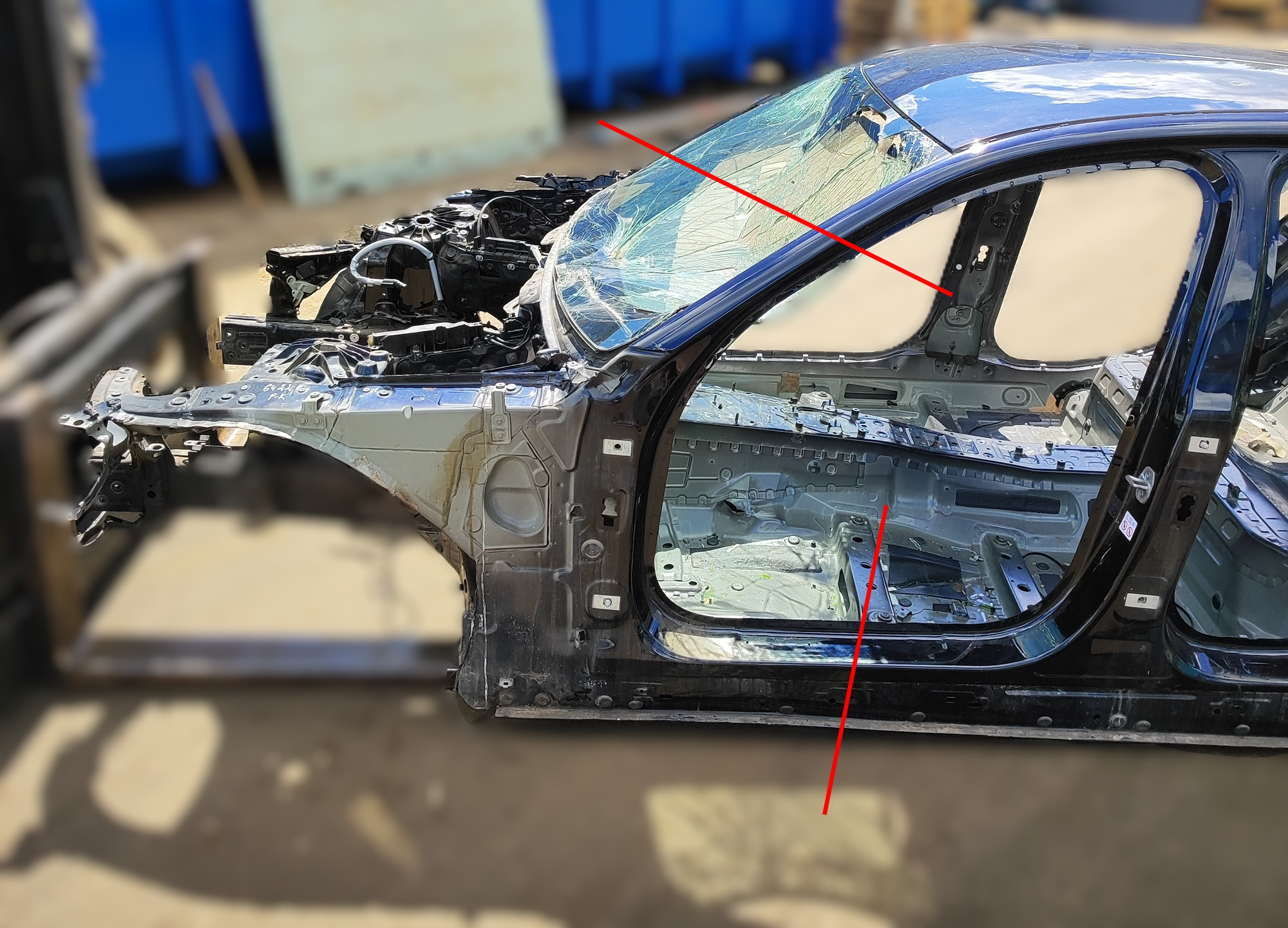 BMW 5 G30 Front Left Quarter Panel 3.0 Hybrid 210kw 2022 36684344